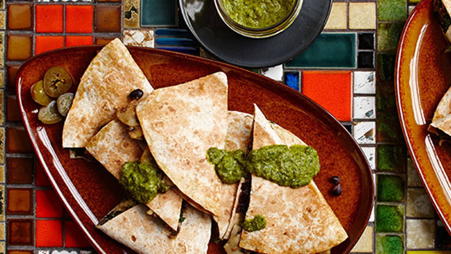 Black Bean & Green Jalapeno Quesadilla